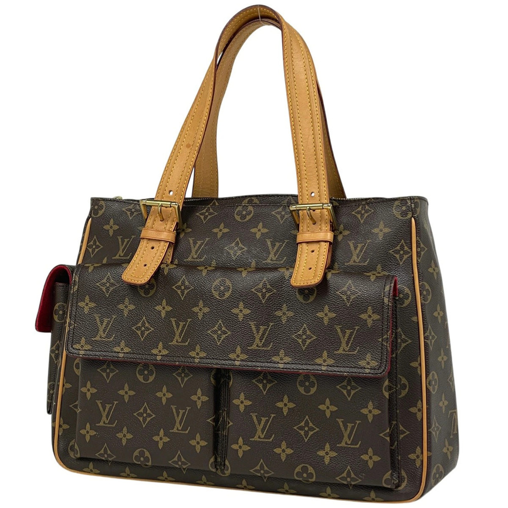 Louis Vuitton Multipli Cite 2way Shoulder Bag Tote Monogram Brown